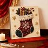 Рождественский набор жемчужного искусства с рамкой DIY набор для рукоделия из жемчужных бусин для взрослых начинающих домашний декор настенное искусство подарок на вечеринку