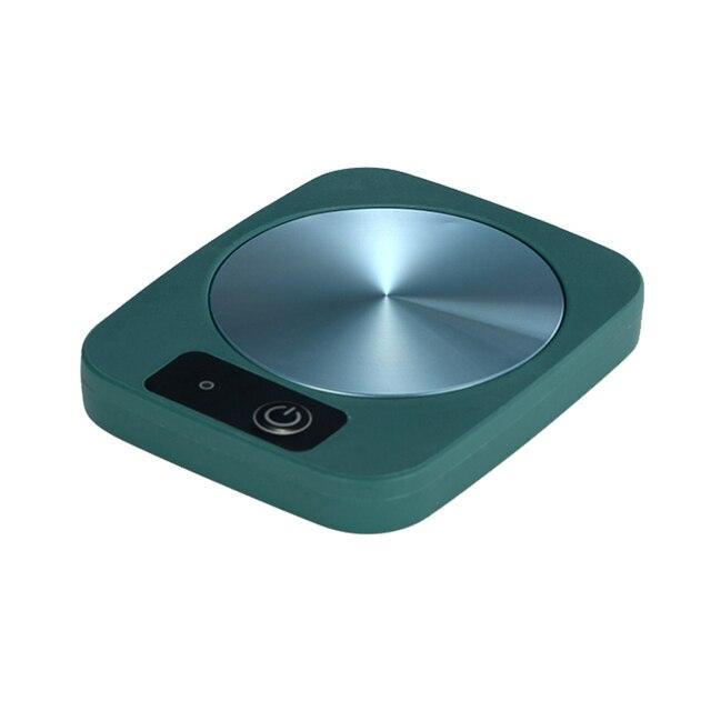 Электрическая подогреватель кружки Молочный чай Вода Нагревательная подставка Подогреватель чашки Греющий коврик Постоянная термостатическая подставка Низкая мощность Дом Офис Подарок