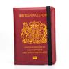 Travel Accessories British Passport Cover Blue with Elastic Band Cover of Blue British Passport French Words
