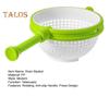 Rotating Drainer Basket Multifunctional Fruit Cleaning Bowl Fruit Vegetable Spinner Kitchen Sink Food Collector
