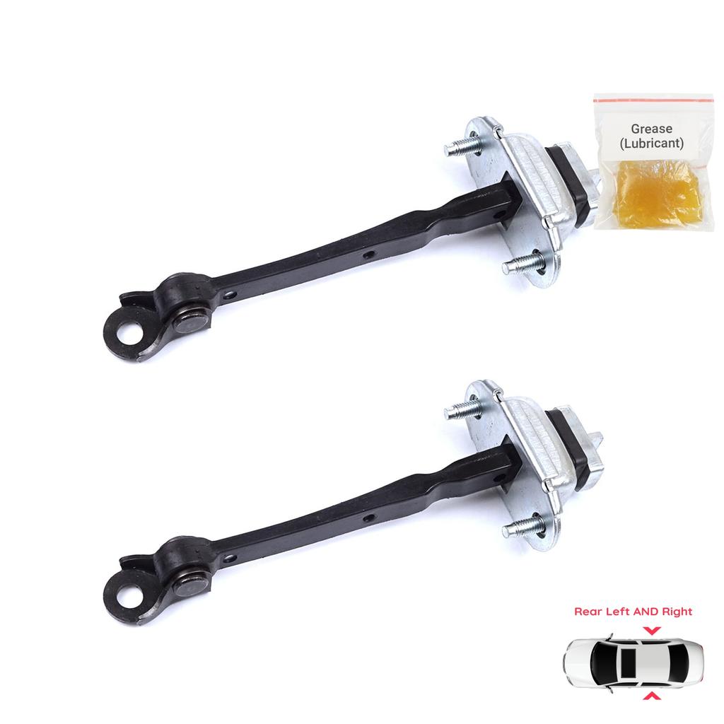 EDP1237-1 2 Pieces Rear Door Hinge Stop Check Strap Limiter 42467901 for Vauxhall Opel Mokka A J13 2013-2020