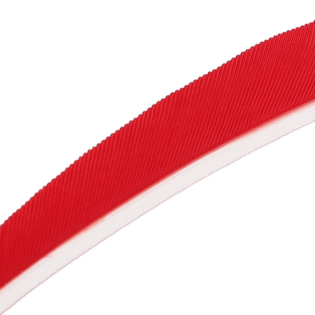 20pcs Feather Fletching High Speed Stable Flight Archery Arrows for Outdoor Arrows 4 Inch Red