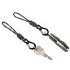 Multifunctional Paracord Lanyard High Strength Parachute Cord Carabiner Paracord Keychain  Hiking