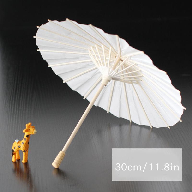 Белый фотореквизит DIY Craft зонтик свадебный косплей свадебная бумага вечеринка декор