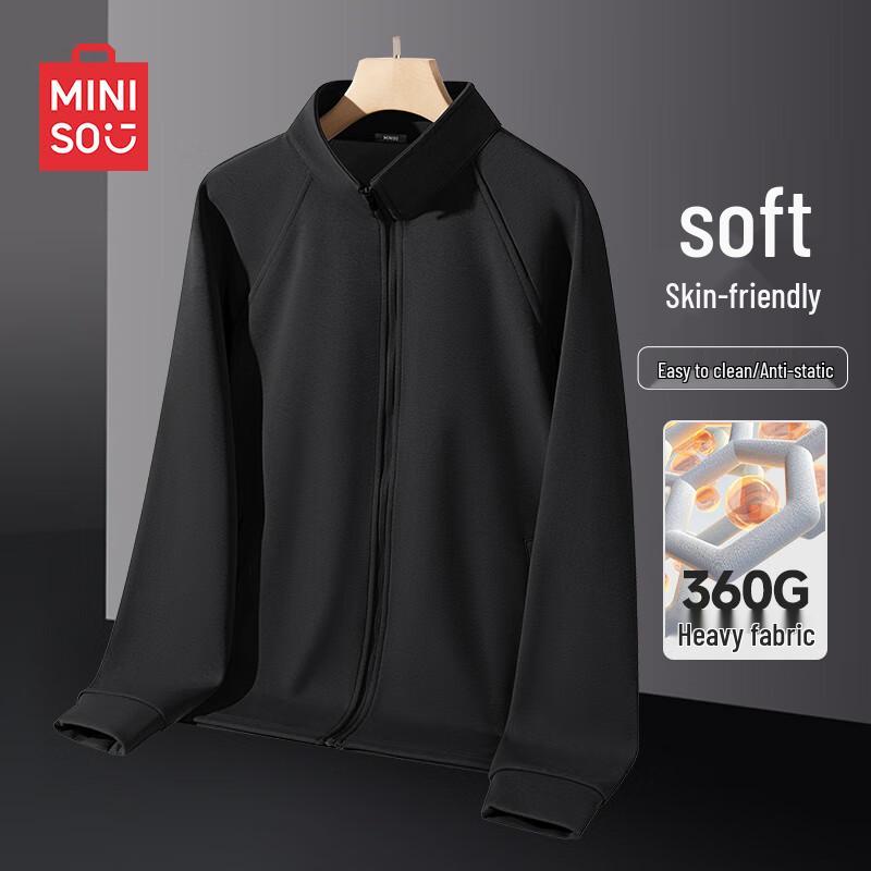 MINISO Мужская куртка с воротником-стойкой, быстросохнущая, с длинным рукавом