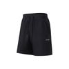 Li Ning Reflective Knitted Sports Fitness Shorts Women Shorts Black AKYT230-1