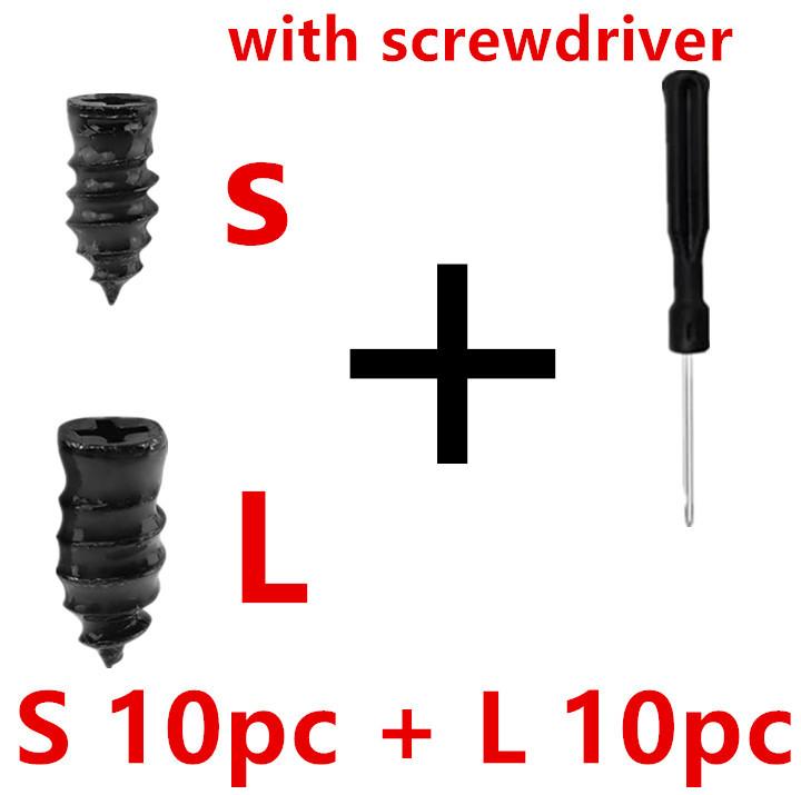 60/20Pc Rubber Nail Mushroom Shape Puncture Tire Repair Tools For Car Motorcycle Bike Truck Vacuum Type Repairing Accessories