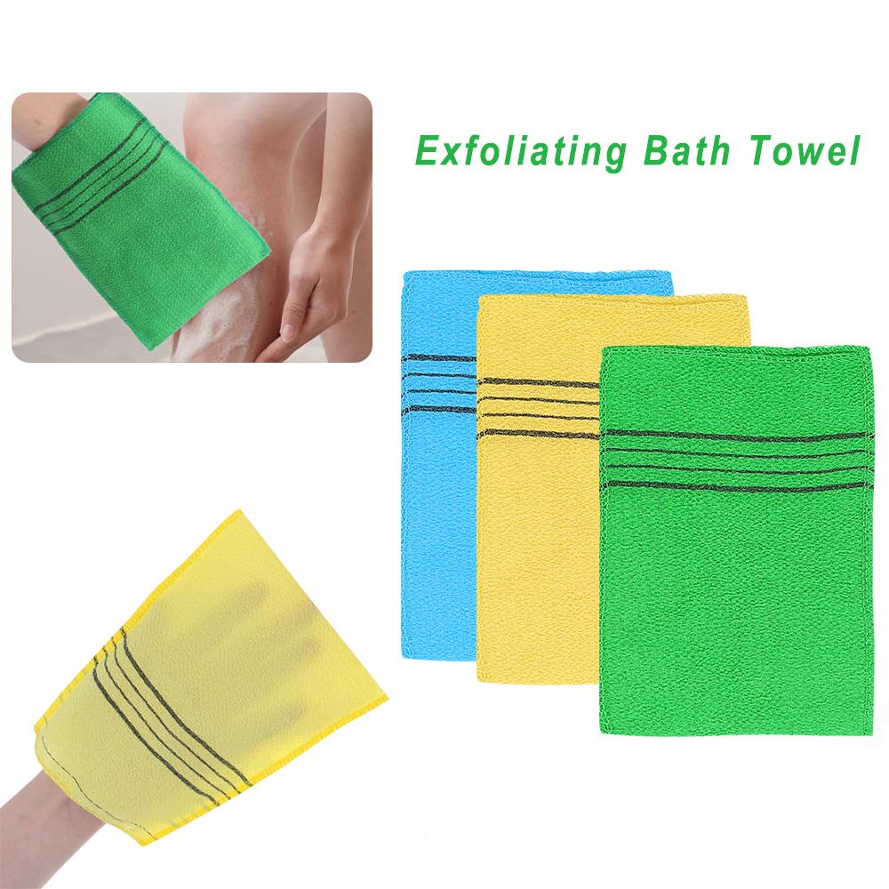 Skin Portable Cleaner Viscose Fiber Shower Scrubber Washcloth Exfoliating Bath Towel Bath Glove