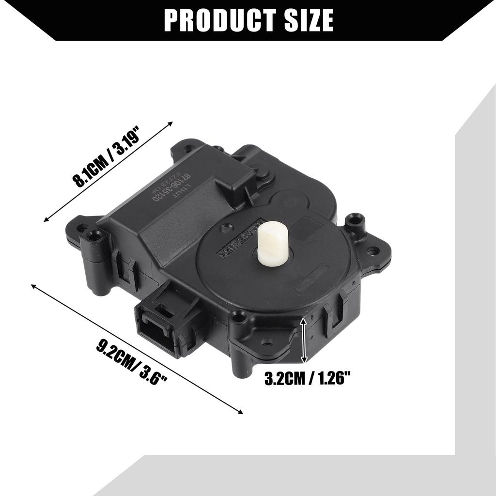 uxcell Привод заслонки воздухозаборника HVAC, совместимый с Toy Ota 4 Runner, совместимый с Toy Ota FJ Cruiser Front, прочный пластик, 1 шт., черный № 8710635120