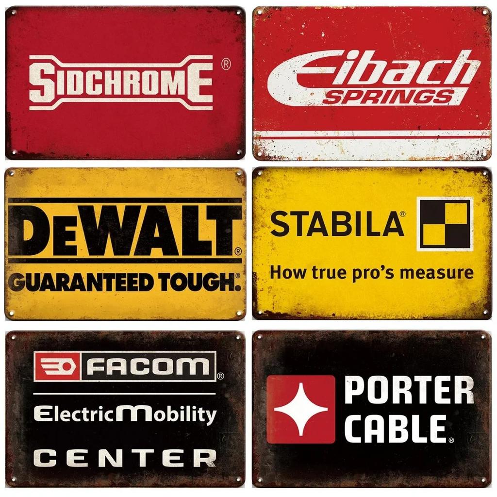 Ретро Инструмент Бренд Stihl Металлическая Жестяная Табличка Винтажная Тарелка Винтажная Табличка Для Мужской Пещеры Домашнего Бара Кафе Гаража Мастерской Клуба Настенный Декор