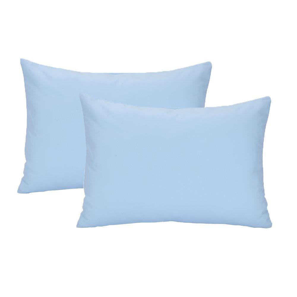 2Pcs High-density Sleeping Pillow Cover Microfiber Envelope-style Pillowcase  Dormitory