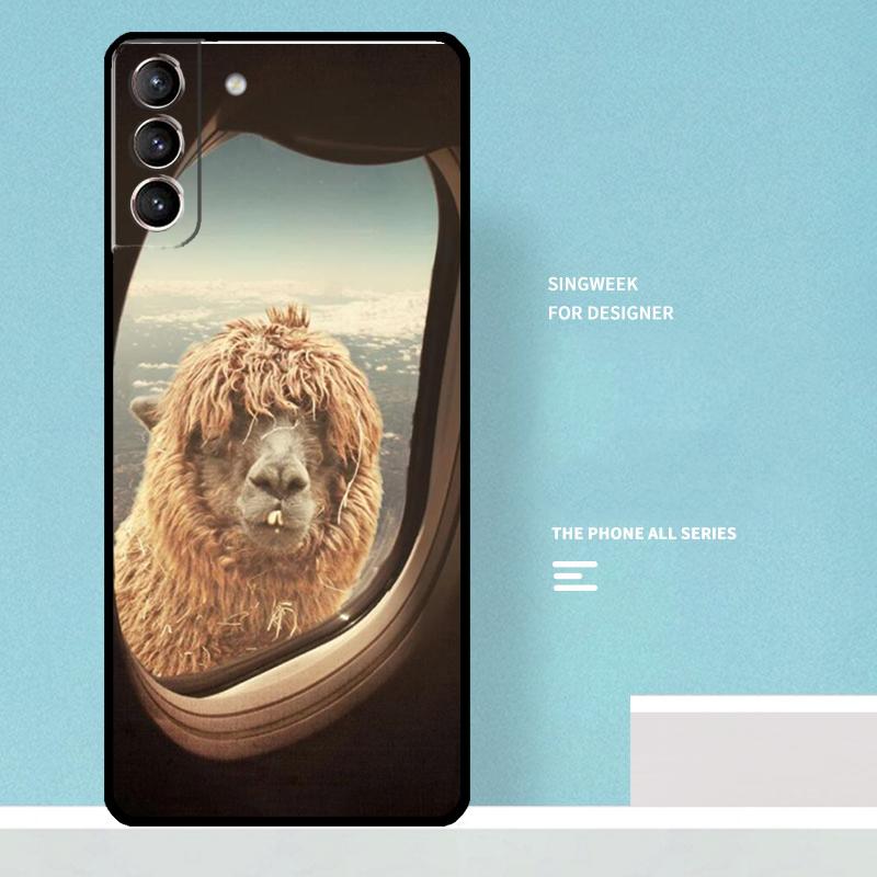 Lama Llama Alpaca Case For Samsung Galaxy S25 Ultra S21 S22 S23 S24 Ultra S9 S10 S20 Plus S25 FE Phone Cover