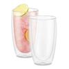 BODUM PAVINA Double-Walled Glasses, 450ml, Set of 2, Insulates Hot or Cold Drinks, Double-Walled, Heat-Resistant, Microwave, Oven, Dishwasher, and Fre