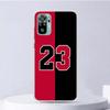 Баскетбол 23 24 Номер Мягкий Чехол Для Xiaomi Redmi Note 14 13 12S 11S 10S 12 Pro Plus Чехол для Телефона 11 10 11E 11T Note14 Оболочка Coq