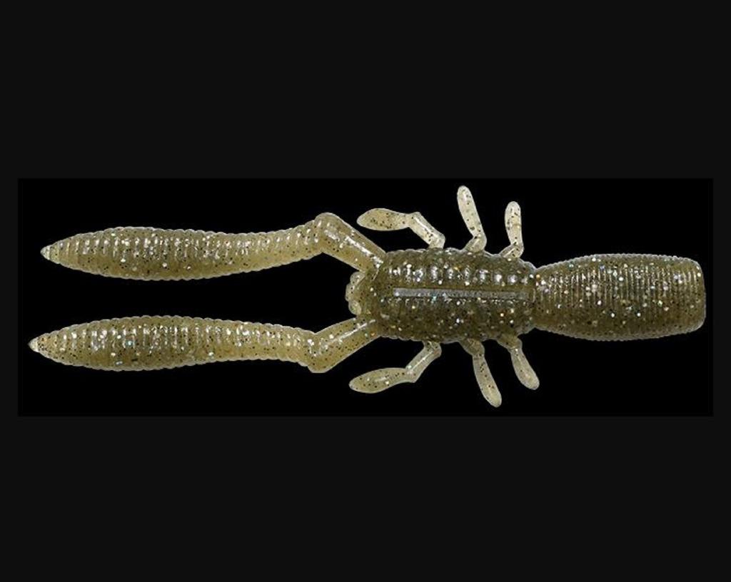 Megabass Мягкая приманка для креветок в бутылке, 4 дюйма, светлый арбуз (8638)