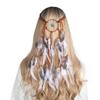 Haimeikang Bohemian Hippie Headband Dream Catcher Feather Headdress Fashion Peacock Feather Headbands Hair Accessories