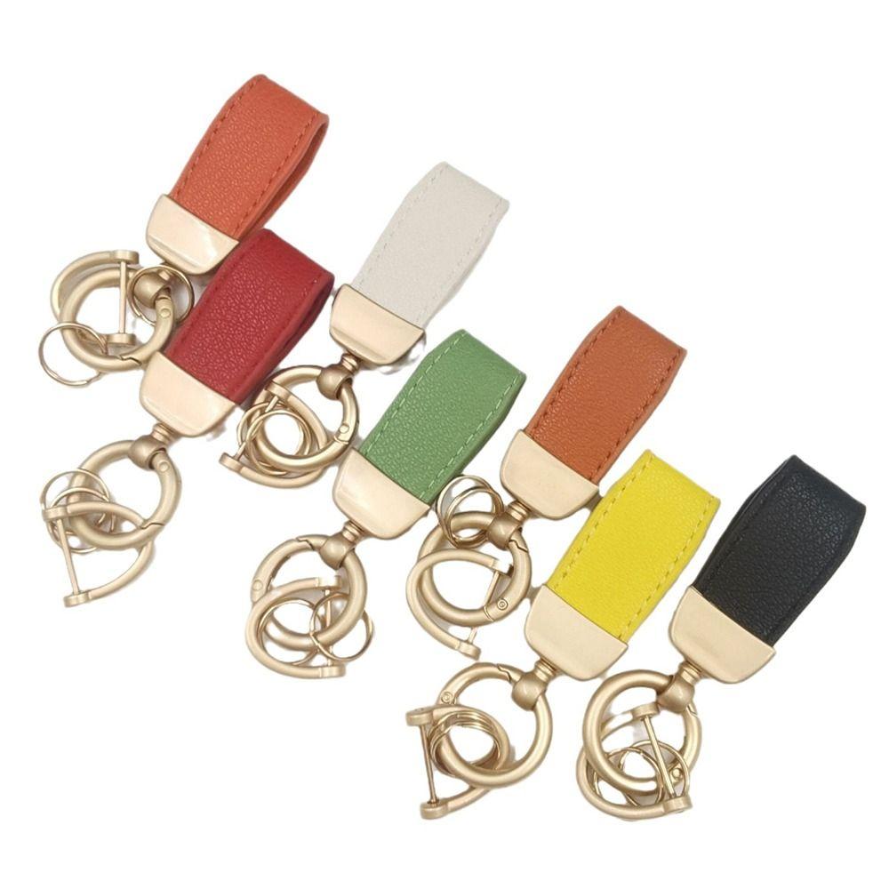 with Zinc Alloy Ring Car Key Chains Heavy Duty Metal Key Fob Fashion Car Keychain Men and Women