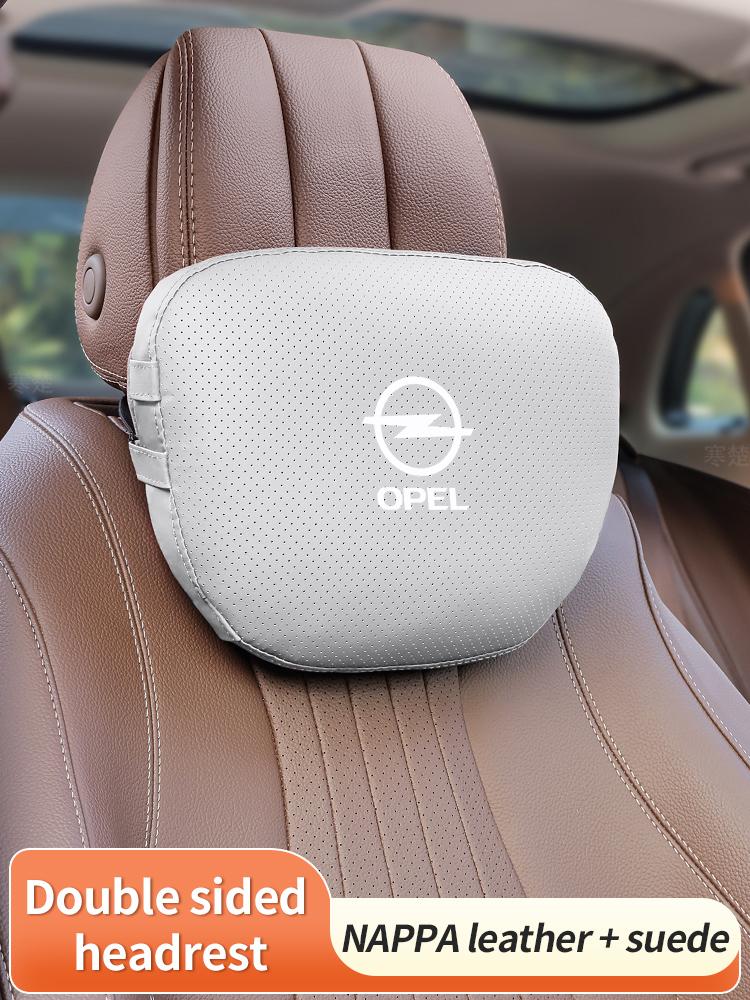 ulbn3 Opel OPCline ASTRA CORSA INSIGNIA MOKKA VECTRA ZAFIRA GTC Tigra Car Headrest Neck Support Seat Lumbar Cushion Soft Neck Pillow