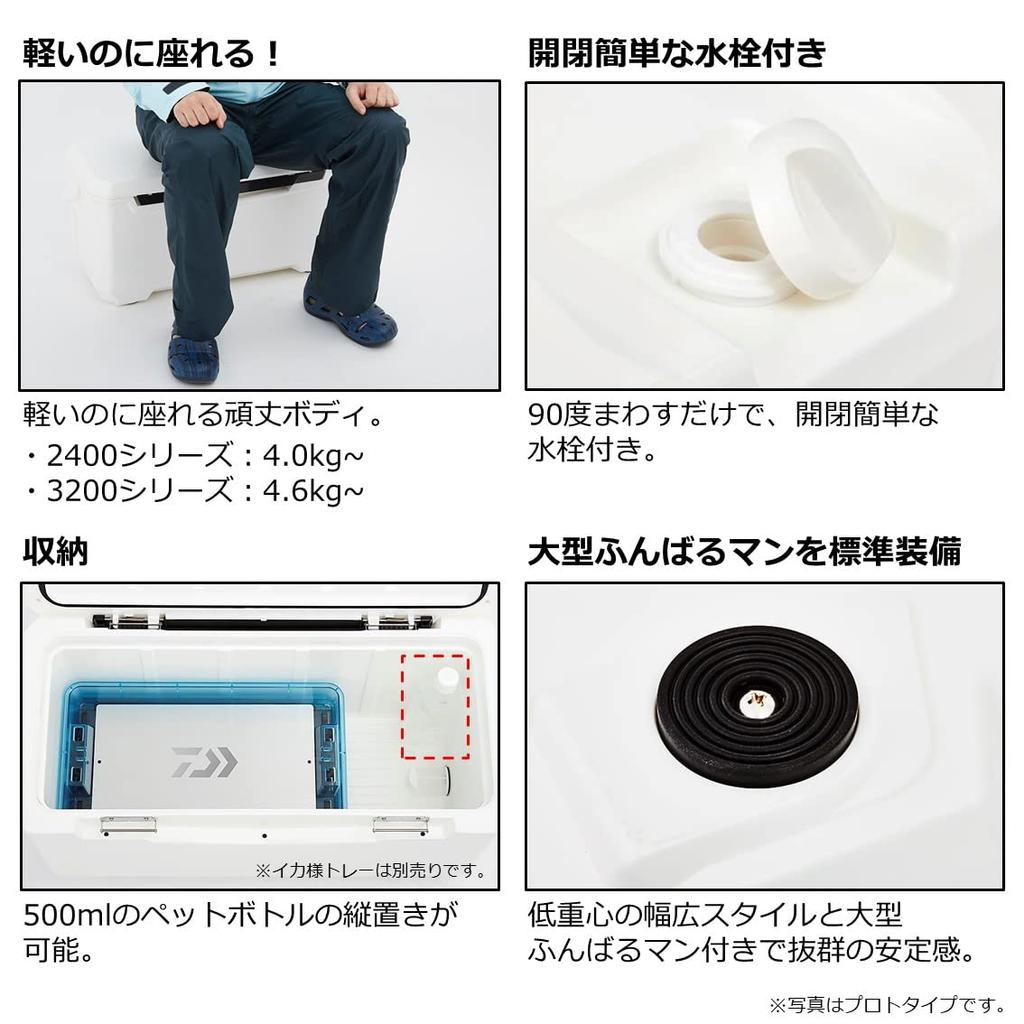 Daiwa Cooler Box Light Trunk GU3200 Blue Fishing 32 Liter