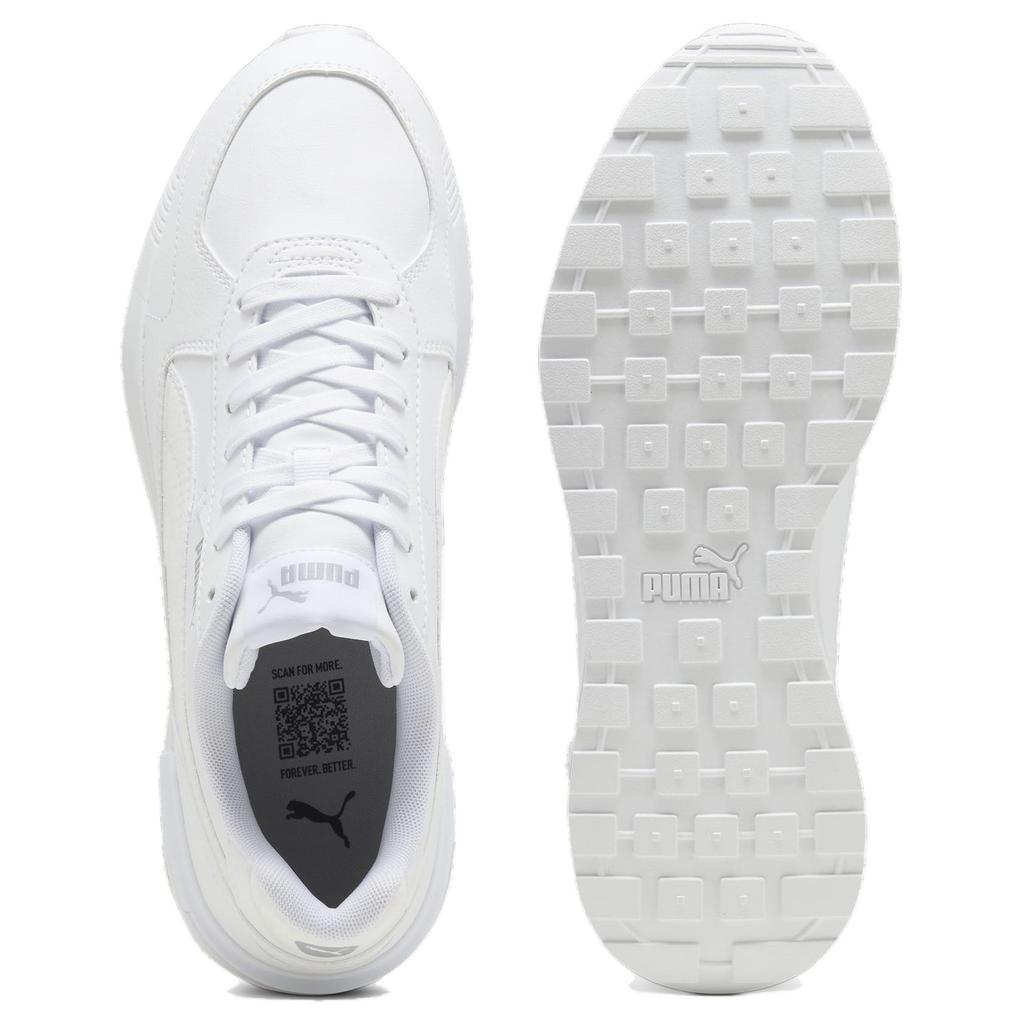 Puma Graviton Удобные Нескользящие Низкие Кроссовки для Бега Унисекс Белые 395378-02