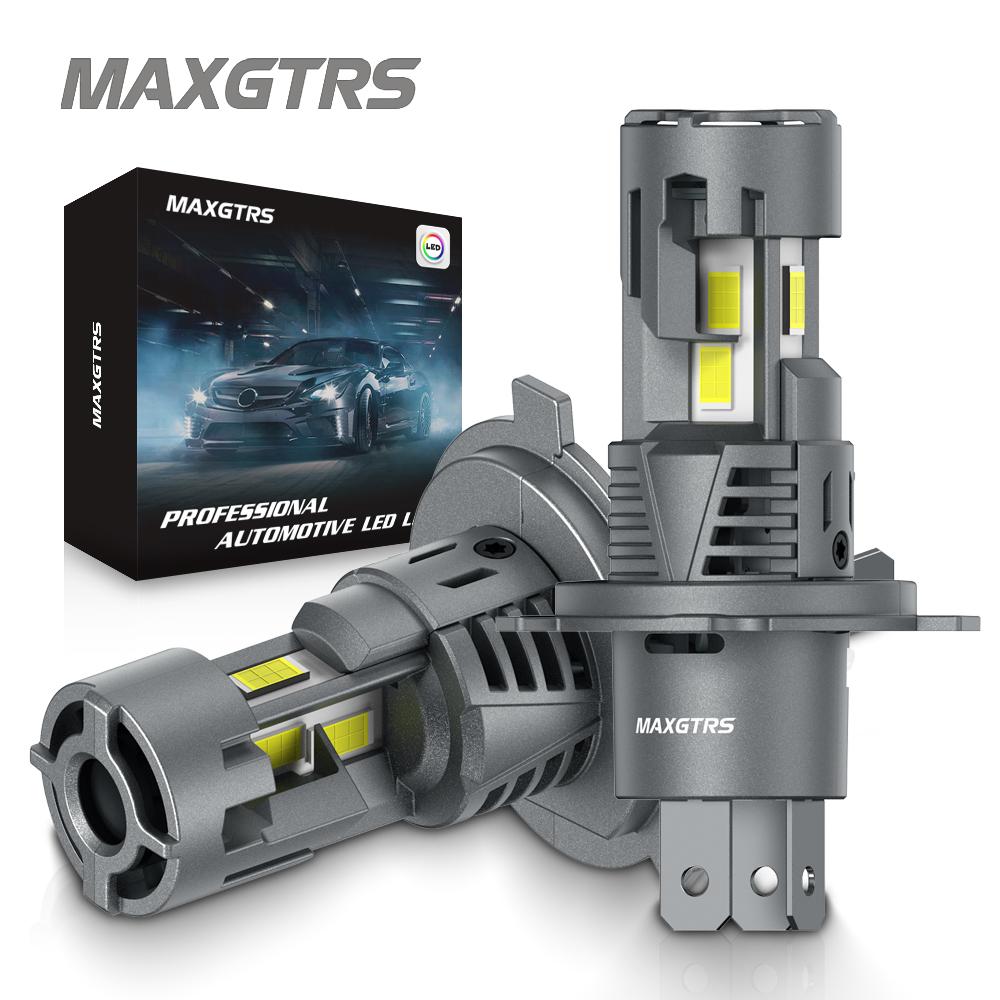 MAXGTRS 30000Лм H4 LED 9003 HB2 Фары Ближний и Дальний Свет с Вентилятором Беспроводные 110Вт Автомобильная Фара 12В