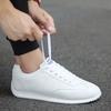  Leather Men Shoes Sneakers Trend Casual Shoe Italian Breathable Leisure Male Sneakers Non-slip Footwear White Men Loafers
