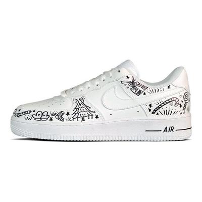 Air Force 1 Low Air Force 1 Low top Скейтбордические кроссовки Женские Черно-белые DD8959-100(команда5-)