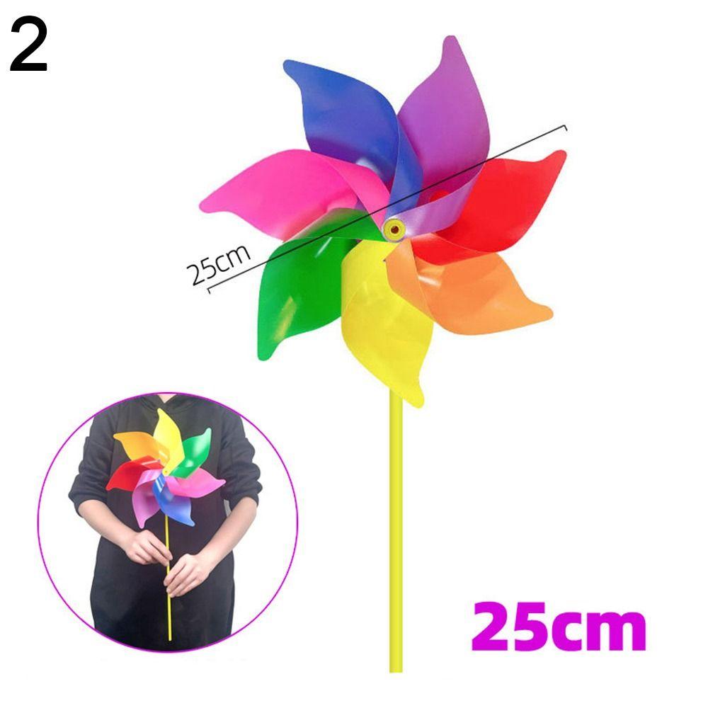 Игрушки Красочные Подсолнухи Ветряные мельницы DIY Ветряные вертушки Макет Игрушки Пластиковые Ветряные вертушки