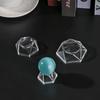 Support Quartz Sphere Holder Transparent Pedestal Acrylic Display Stand Crystal Ball Base