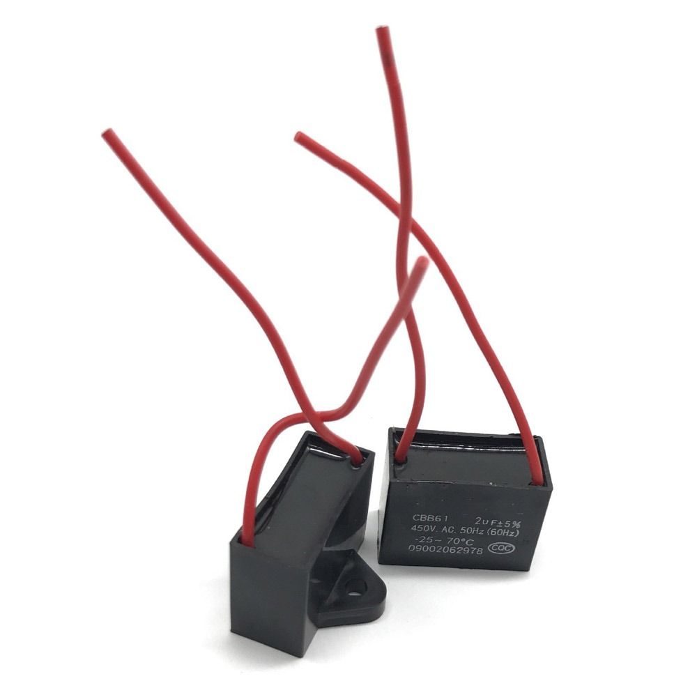 1/1.2/1.5/2/2.5/3/3.5/4/5/6UF Пусковой конденсатор CBB61 Конденсатор вентилятора Прочный конденсатор