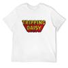 Футболка с логотипом Tripping Daisy Rising хлопок графические футболки аниме футболки графические оверсайз футболки для мужчин