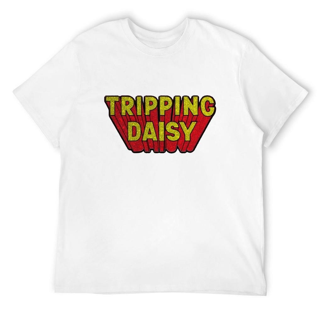 Футболка с логотипом Tripping Daisy Rising хлопок графические футболки аниме футболки графические оверсайз футболки для мужчин