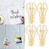 100pcs Yellow/Pink Cute Paper Clips Plastic-coated Metal Metallic Paper Clips  Office Supplies