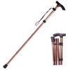 Outdoor Walking Stick Telescopic Baton Hiking Trekking Poles Folding Cane Crutches Pole for Elderly People
