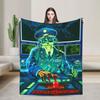 Megadeths Band Art Plush Blankets Child Flannel Throw Blanket For Couch Chair Soft Warm Design Quality Bedspread Gift Idea