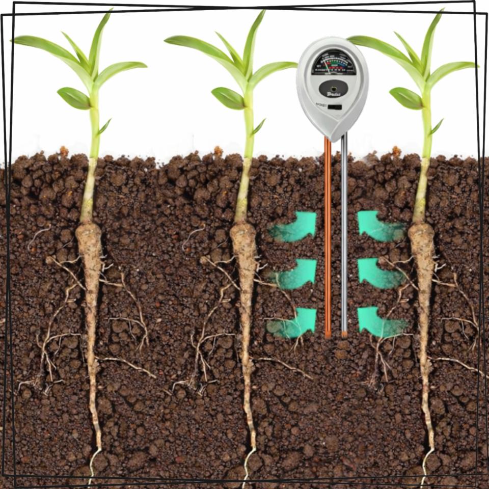 Meter, soil moisture sensor, ground tester, flower watering