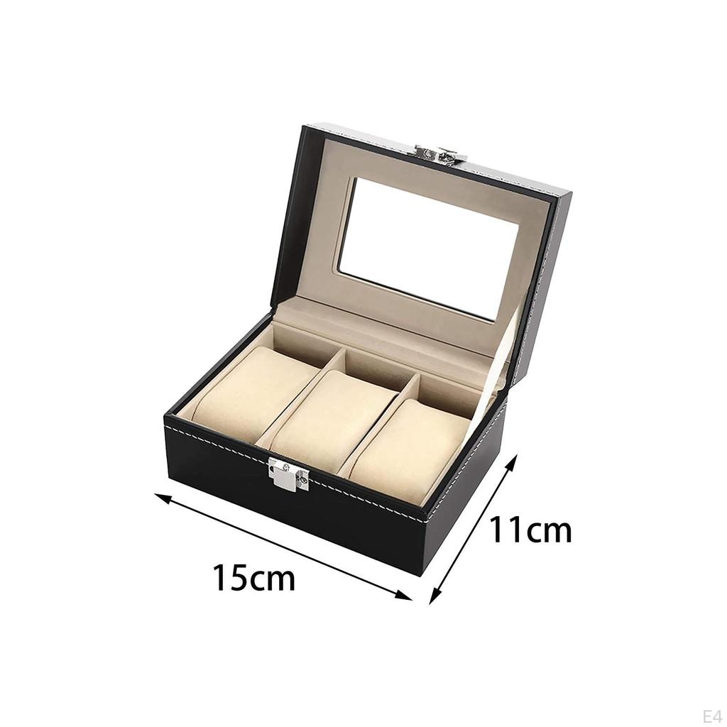 Timepiece Storage Box: Elegant Wooden Organizer for Watches and Jewelry