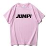 Футболка Jump Single Graphic 2025 Футболки группы и розовой женской группы Хлопок Мода Футболка с коротким рукавом Мужская Женская Одежда