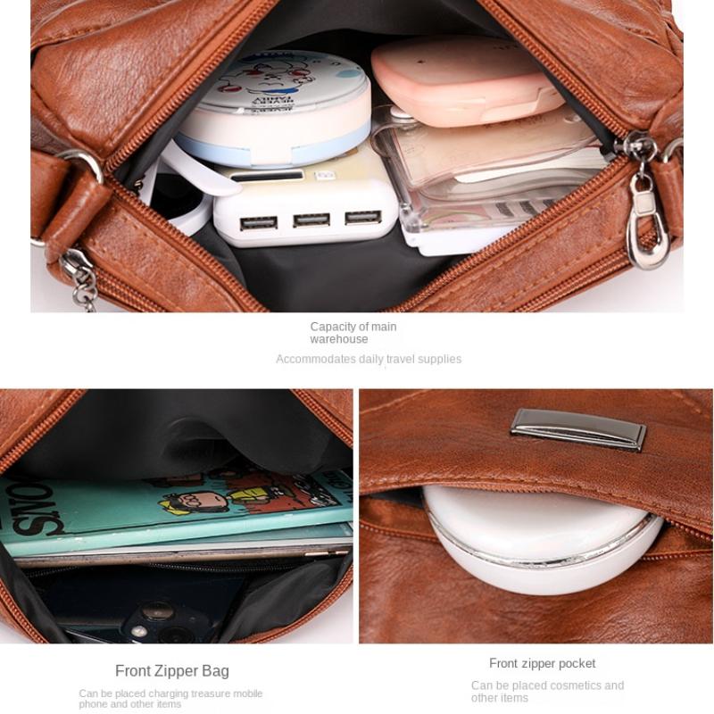 Soft PU Leather Luxury Handbags Purses Women Bags Designer Shoulder Crossbody Bag For Female Branded 2024 Winter Trend Messenger Bags