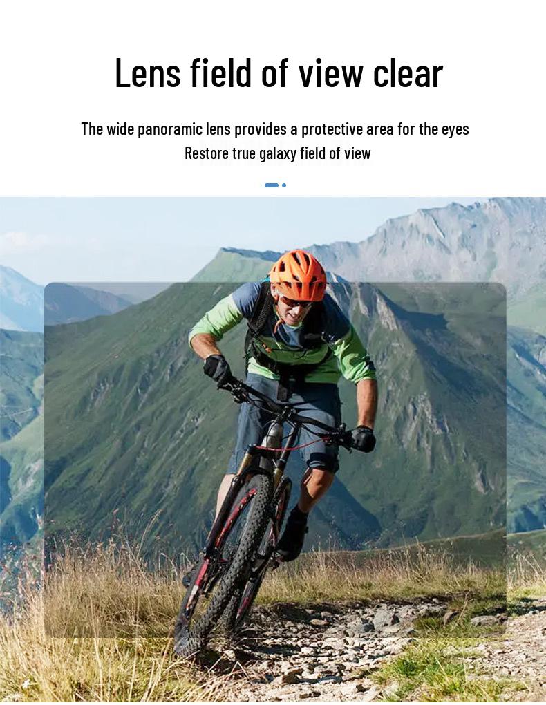 High-Definition Transparent Anti-Droplet Face Shield with Dustproof Riding Goggles 968