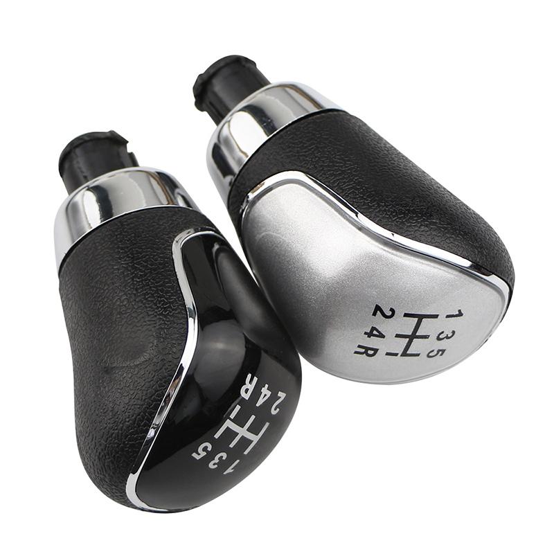 5-6-скоростная ручка переключения передач из АБС-пластика/кожаные гетры для Ford Focus 2 MK2 2005-2011 Fiesta Kuga