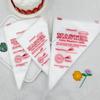 100 Pcs Pastry Bags Food Grade Disposable Piping Bags Transparent Leakproof No Odor Frosting Cakes Cookies Decoration Icing Piping Bags