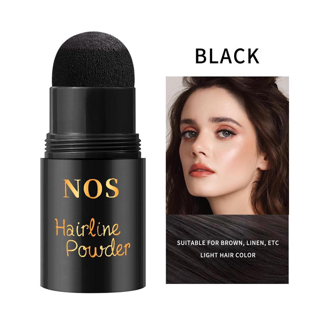 Пудра-карандаш для заполнения линии роста волос и контурирования на английском языке: Высокая защита лба и бакенбард, водонепроницаемая