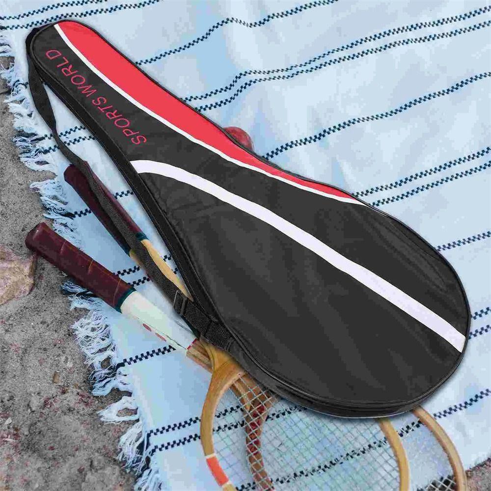 Adjustable Strap Badminton Racket Bag Racket Cover Shuttlecock Bag Sports Equipment Squash