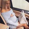2025 Sexy One-shoulder Maternity Sweater Dress - European & American Style