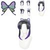 Demon Slayer Kochou Shinobu Cosplay Wig With Butterfly Hair Accessory For Costume Dress Up