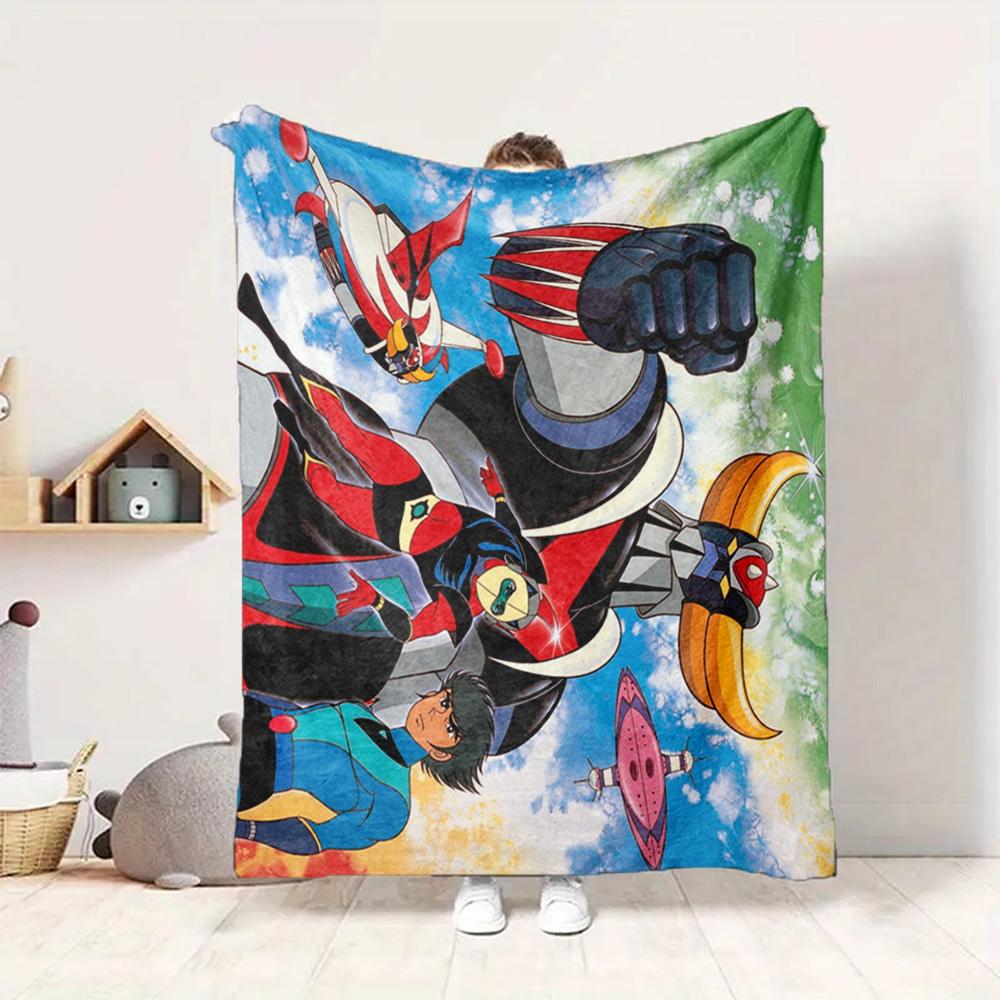 Robotic Heroes Flannel Blanket Throw Blanket Soft Warm Sofa Bed Camping Car home Decor Unique Christmas Gift C9302541