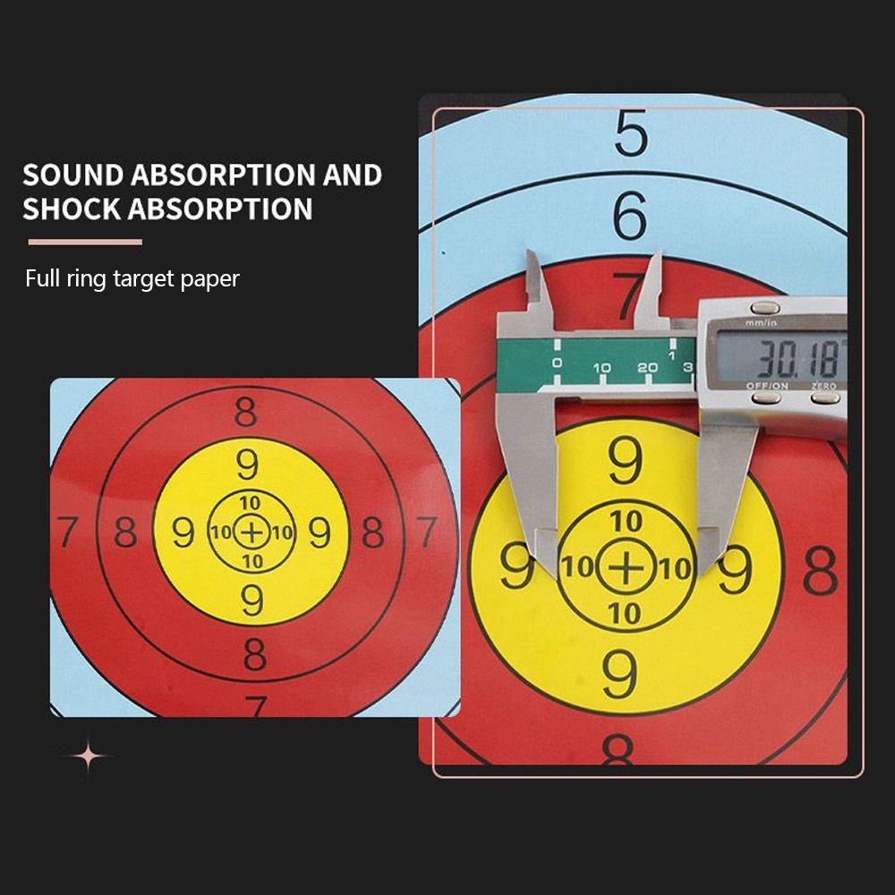 20 шт., мишени для охотничьего лука и стрел, 40x40 см, бумажные аксессуары для тренировок по мишеням, бумажные мишени для стрельбы из лука
