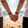 2 шт. Регулируемые открытые браслеты Унисекс Тканевая лента Металлические наконечники Прочные легкие браслеты для повседневного ношения