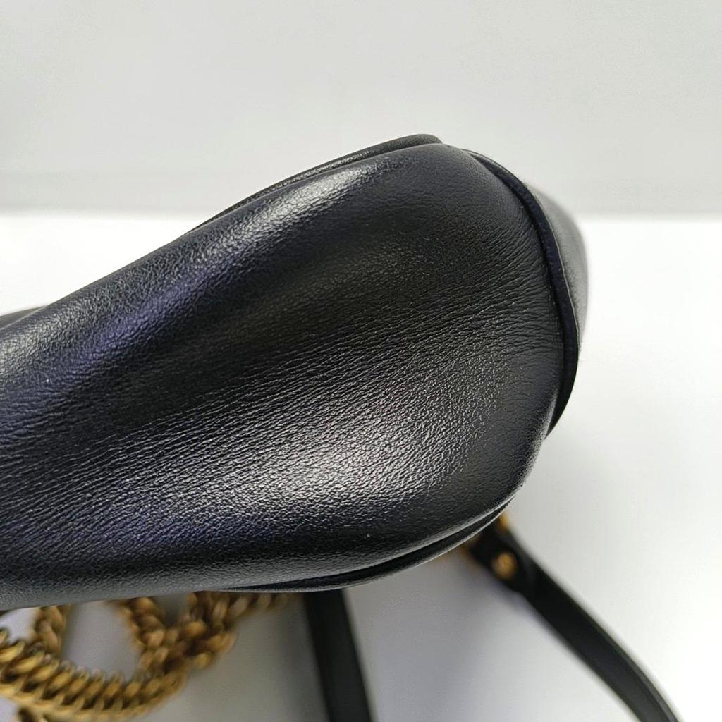[Pre-Owned] Gucci GG Marmont Matelassé Mini Bag 'Black' - Very Good #1LJ7S3H